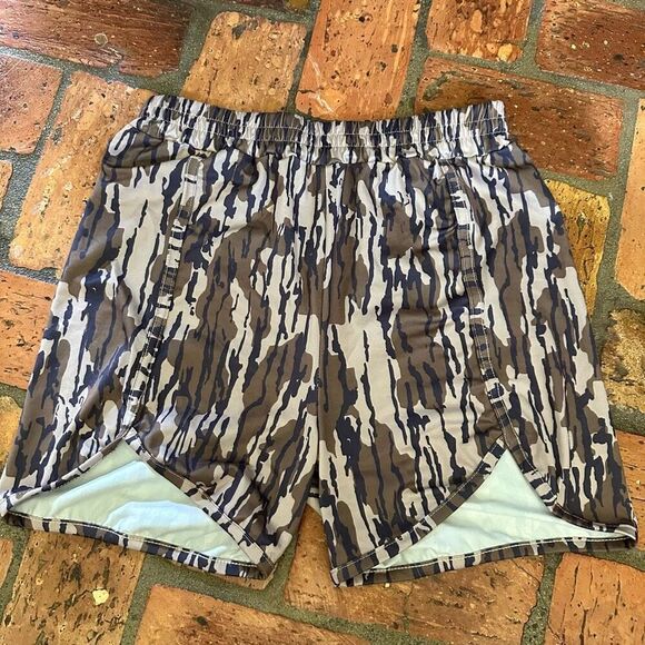 Camo camouflage pull on shorts 2 pair - Picture 2 of 7